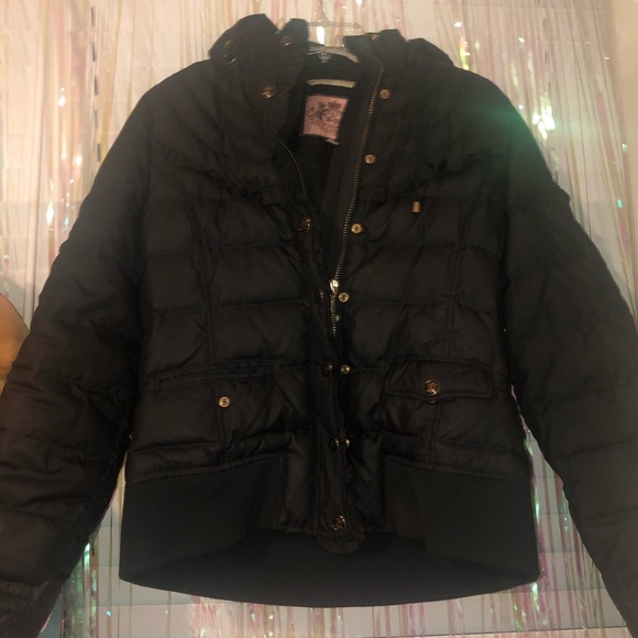 Juicy Couture Hooded Puffer Jacket - Picture 1 of 3